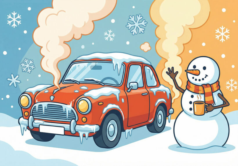 自動車の冬の暖気運転はする？